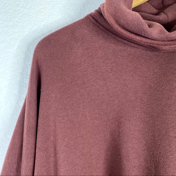 Aerie Maroon The Sweat Everyday Pullover Sweatshirt - Picture 4 of 10